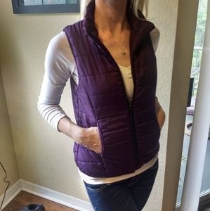 Purple Puffy Vest